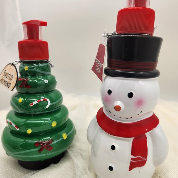 Snowman & X'mas Tree Dispenser (Including 10.5 oz Hand Soap Each Bottle) - Picture 3 of 3